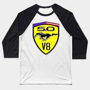 Mustang 5.0 Baseball T-Shirt